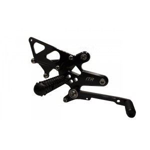 ESTRIBERAS MULTIREGULABLES - TIPO 1 - KAWASAKI 300 NINJA 2016 - NEGRO