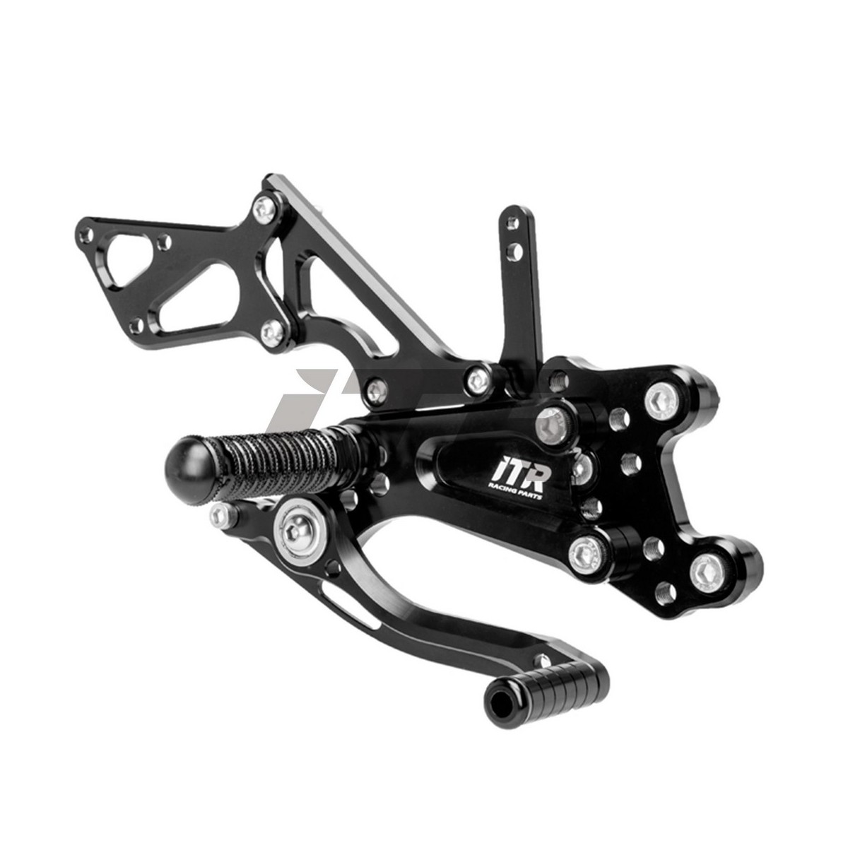 ESTRIBERAS MULTIREGULABLES - HONDA CBR600 2007-18 - NEGRO