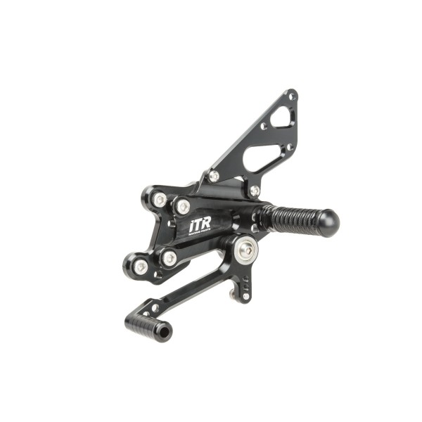 ESTRIBERAS MULTIREGULABLES - HONDA CBR600 2007-18 - NEGRO