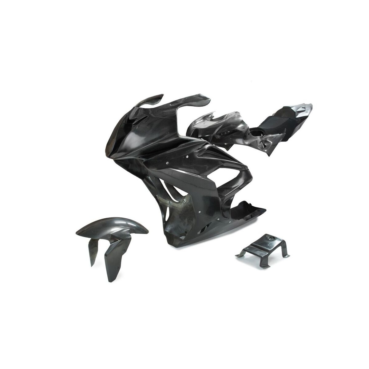 CARENADO DE FIBRA OFICIAL COMPETICIÓN - BMW S1000RR 2015-18- NEGRO