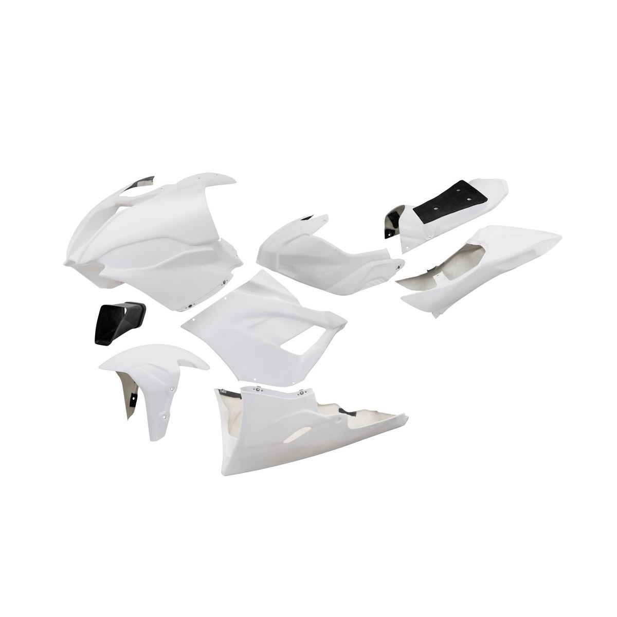 CARENADO DE FIBRA OFICIAL COMPETICIÓN - BMW S1000RR 2019 - 2020 - BLANCO