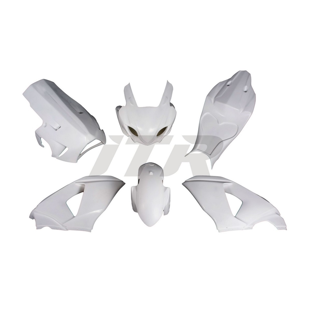 CARENADO DE FIBRA ECO -SUZUKI GSXR1000 2009-15 - BLANCO