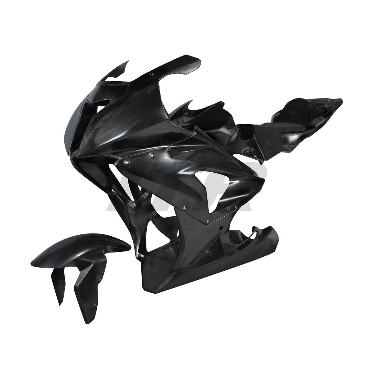 CARENADO DE FIBRA OFICIAL COMPETICIÓN - BMW S1000RR 2012-14; HP4 2013 - NEGRO