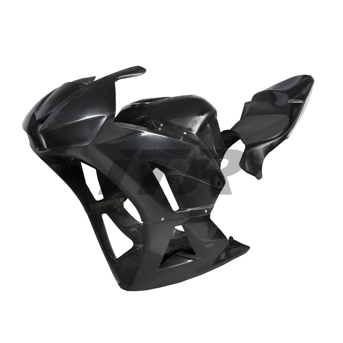 CARENADO DE FIBRA OFICIAL COMPETICIÓN - HONDA CBR600 2013-22 - NEGRO