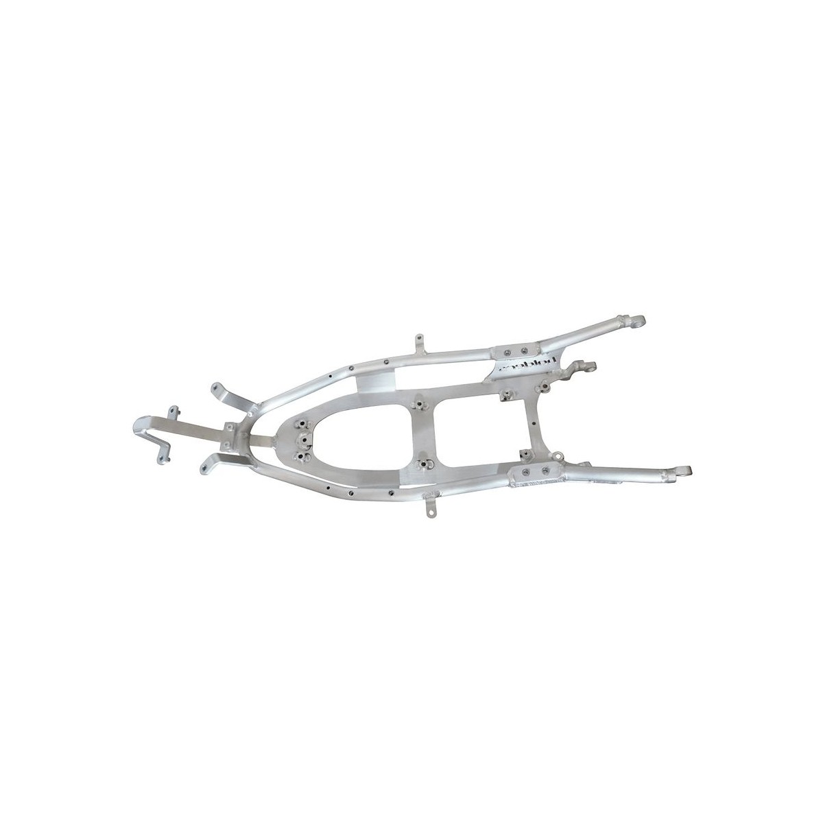 SUBCHASIS EN ALUMINIO + SOPORTE DE ESCAPE YAMAHA R6 2017--  - NEGRO