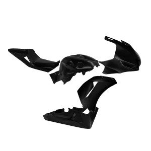 CARENADO FIBRA HONDA CBR600 2025 NEGRO