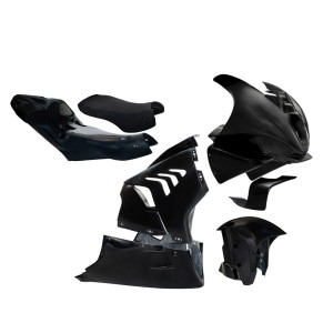 CUBREDEPOSITO CARENADO FIBRA HONDA CBR600 2025 NEGRO