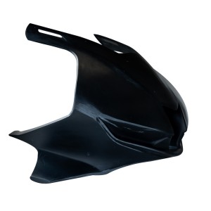 LATERAL DCHO. CARENADO FIBRA HONDA CBR600 2025 NEGRO