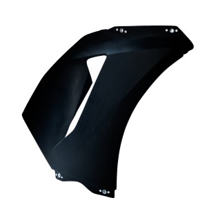LATERAL DCHO. CARENADO FIBRA HONDA CBR600 2025 NEGRO
