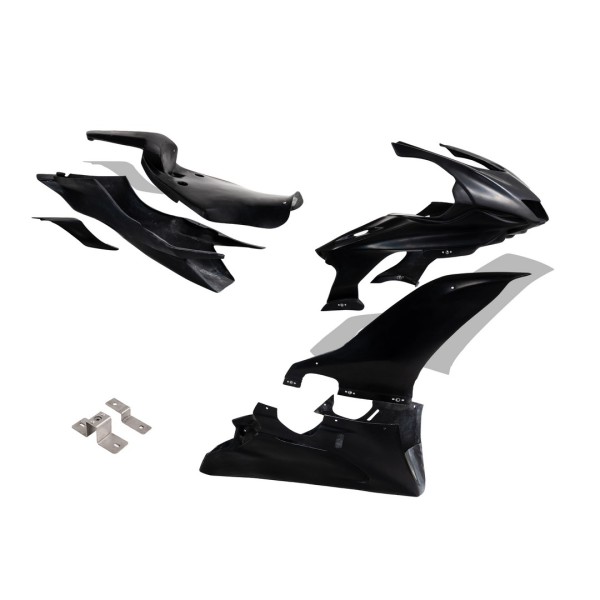 CARENADO FIBRA OFICIAL COMPETICIÓN YAMAHA R6 2017-- kit A