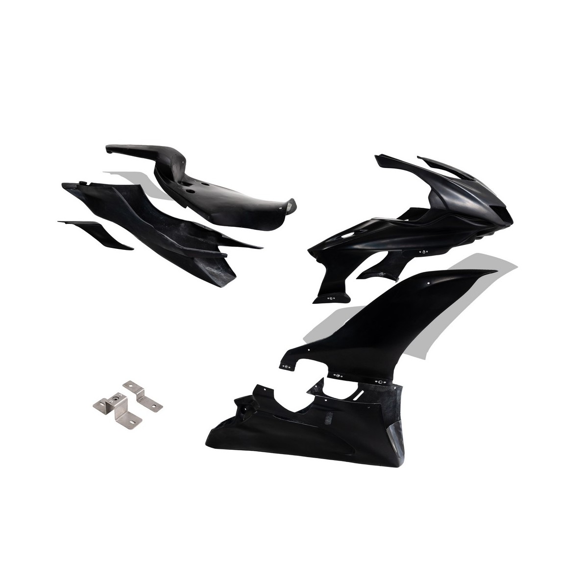 CARENADO FIBRA OFICIAL COMPETICIÓN YAMAHA R6 2017-- kit A