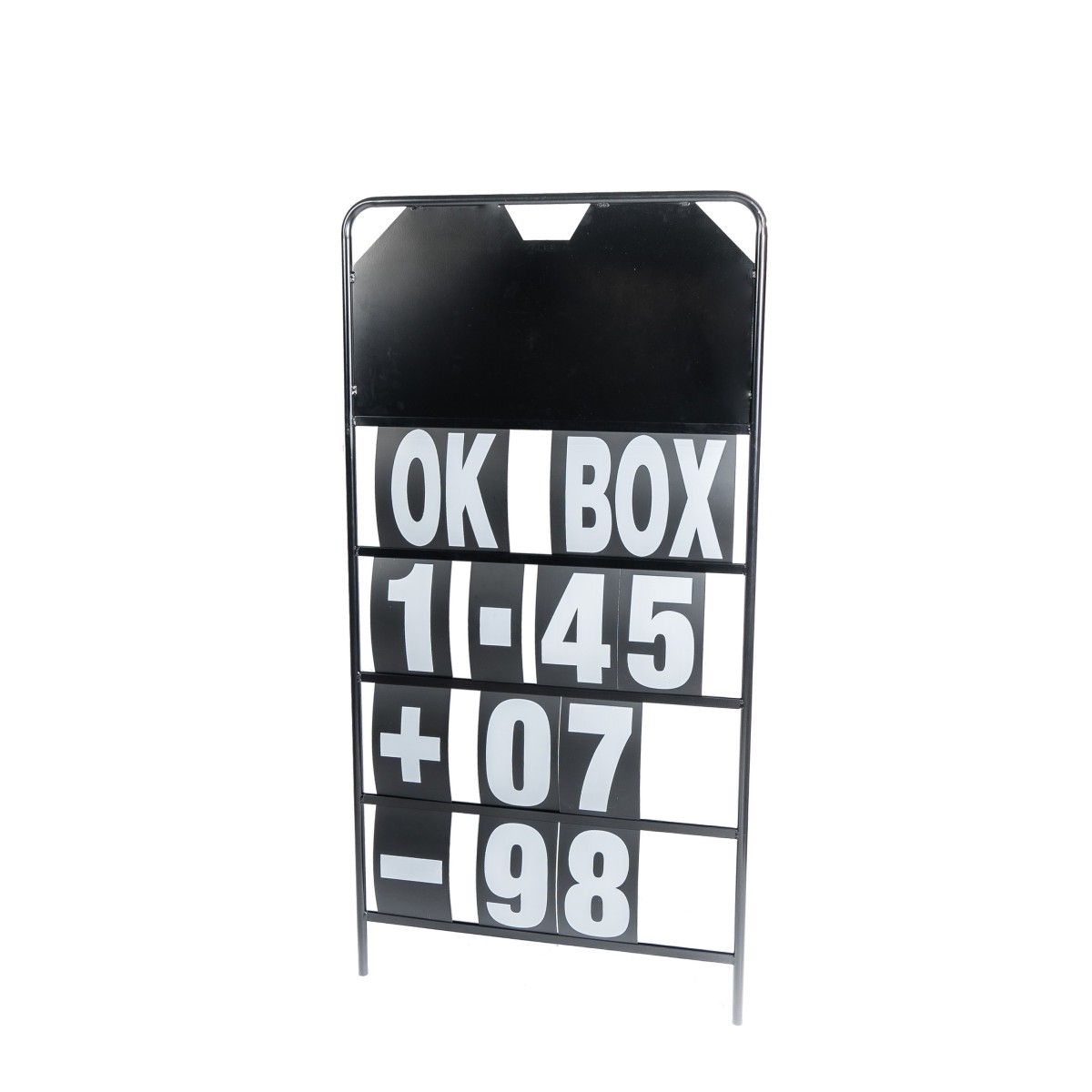 KIT DE PIZARRA DE TIEMPOS Y FUNDA MÁS KIT DE NÚMEROS AMARILLO FLÚOR