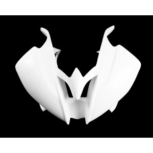CARENADO DE FIBRA ECO - KAWASAKI ZX6 R 2007-08 - BLANCO