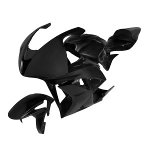 CARENADO DE FIBRA OFICIAL COMPETICIÓN - HONDA CBR600 2013-22 - NEGRO