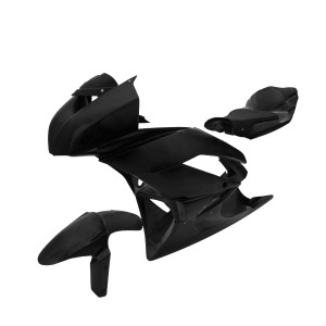 CARENADO DE FIBRA OFICIAL COMPETICIÓN - KAWASAKI ZX10 2011-15 - NEGRO