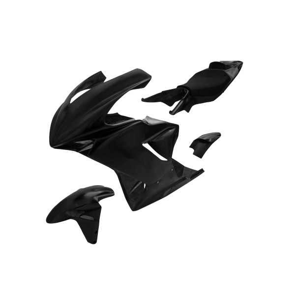 CARENADO DE FIBRA OFICIAL COMPETICIÓN - MV AGUSTA 675/675RC/800/800RC/F3 2013 - NEGRO