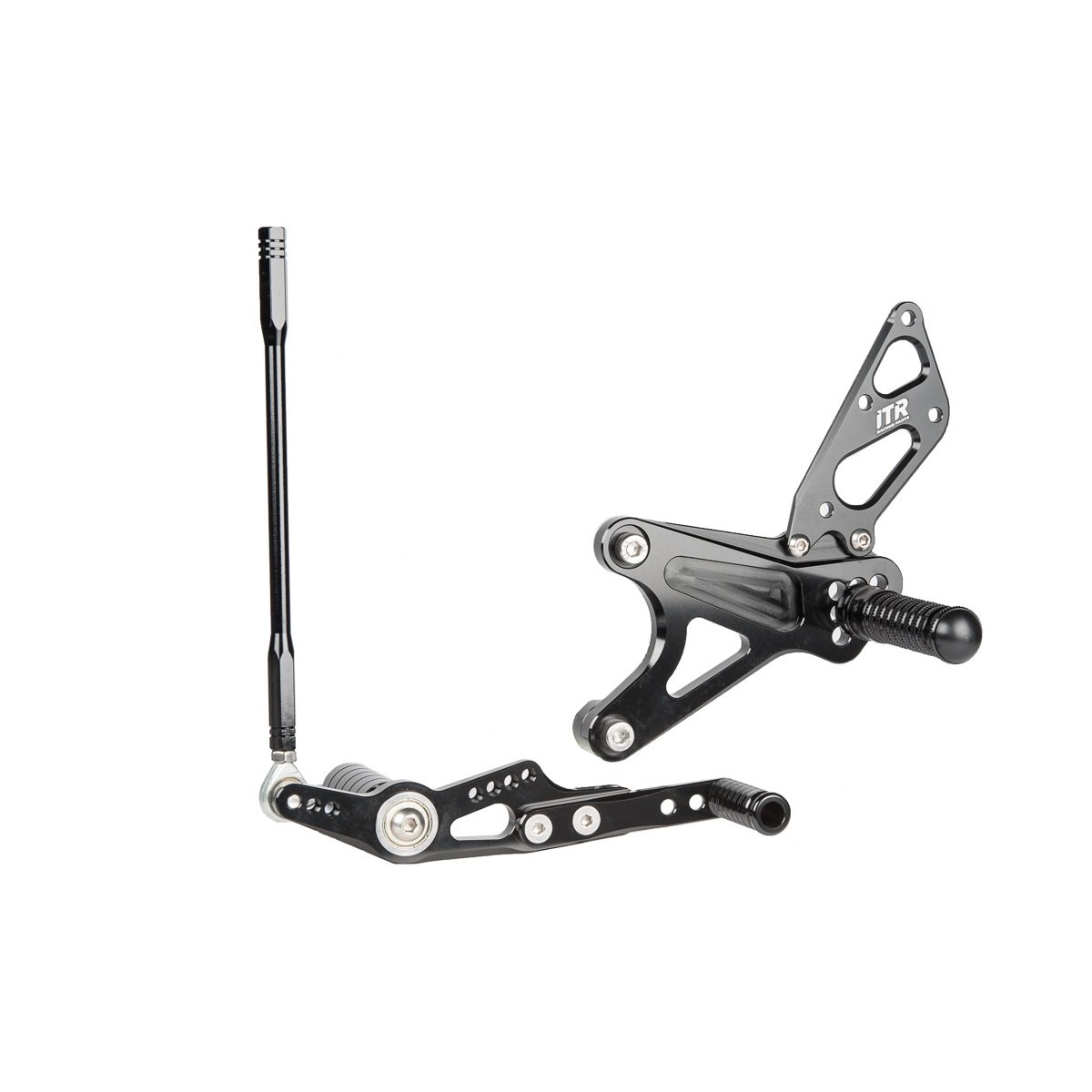 ESTRIBERAS MULTI REGULABLES - YAMAHA R1 2009-14 - NEGRO