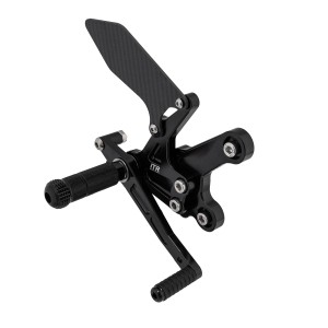 ESTRIBERAS MULTIREGULABLES - KAWASAKI 400 2018 -20 - NEGRO