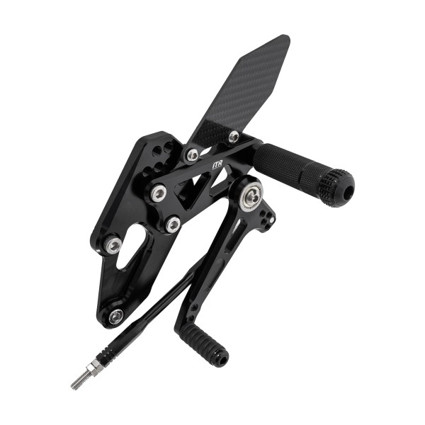 ESTRIBERAS MULTIREGULABLES - YAMAHA R3 2015-20 - NEGRO