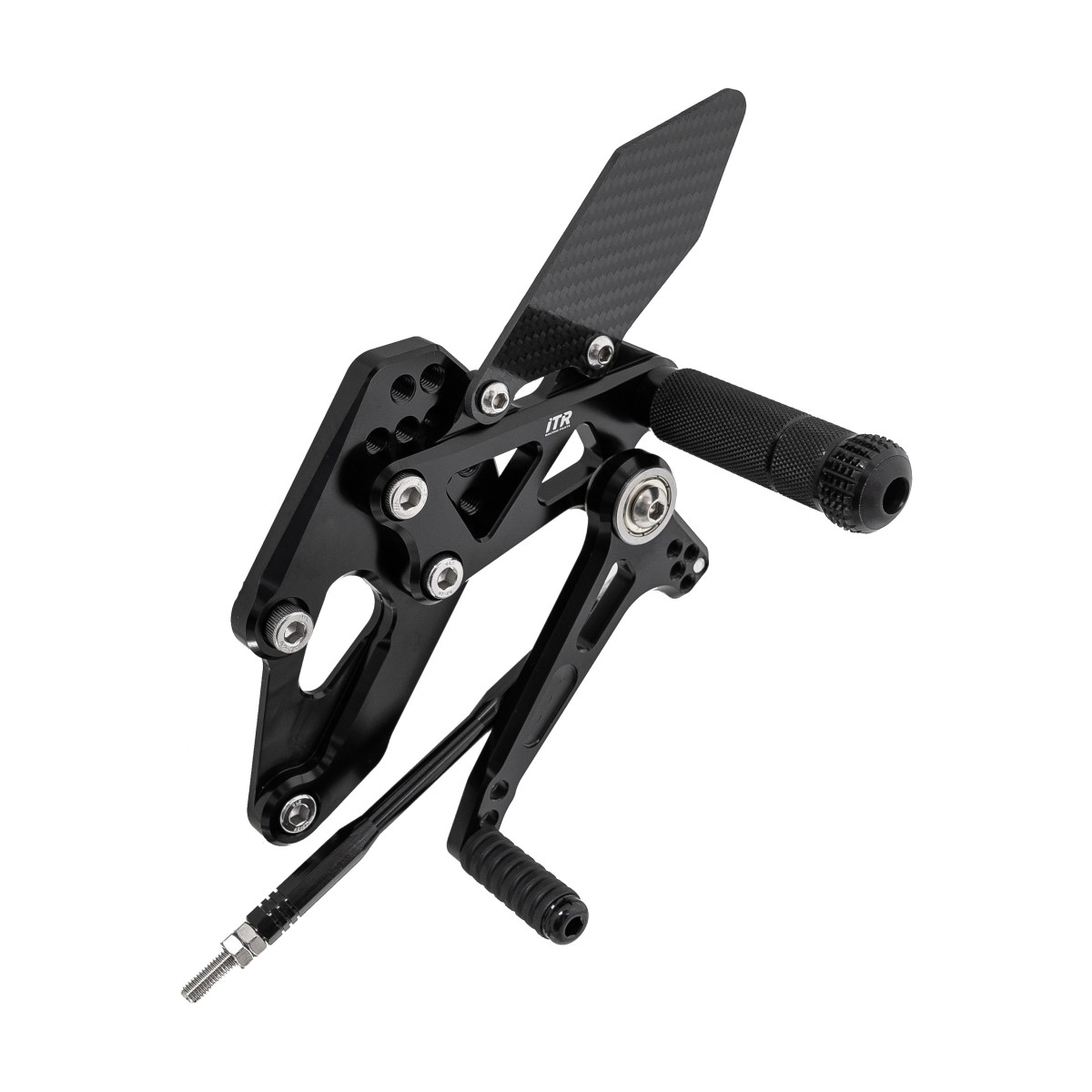 ESTRIBERAS MULTIREGULABLES - YAMAHA R3 2015-20 - NEGRO