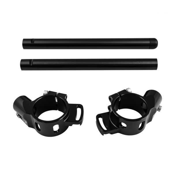 JUEGO DE SEMIMANILLARES ANTI-ROTACIÓN - YAMAHA R1 2015-21- NEGRO (+ BARRAS)