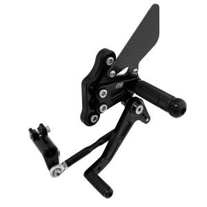 ESTRIBERAS MULTIREGULABLES - KAWASAKI 400 2018 -20 - NEGRO