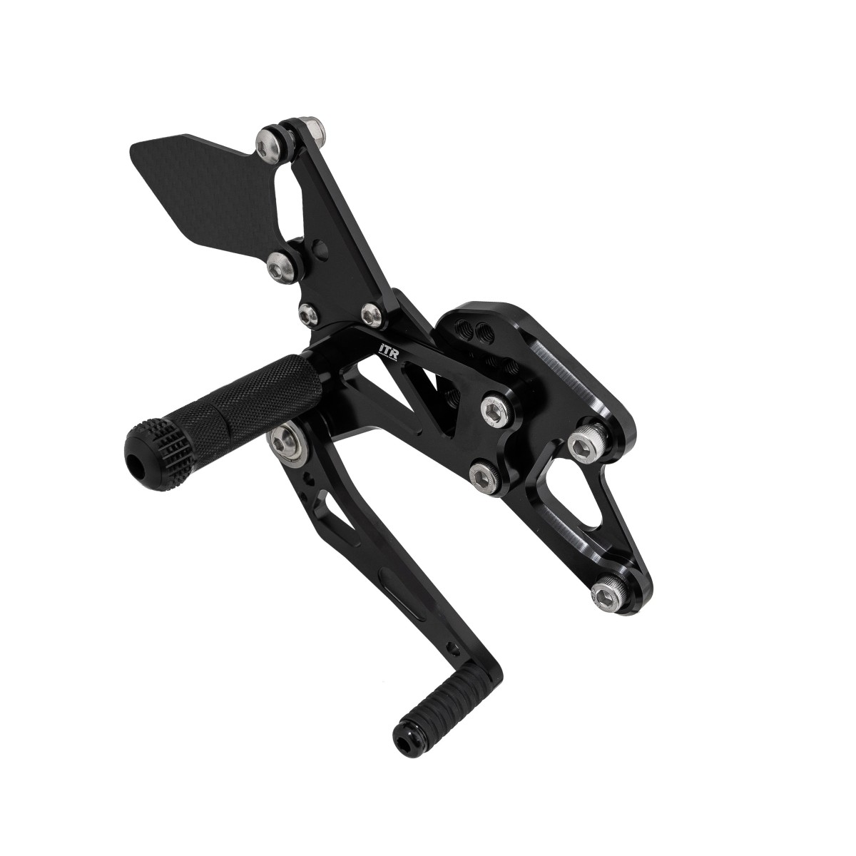 ESTRIBERAS MULTIREGULABLES - YAMAHA R3 2015-20 - NEGRO