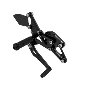 ESTRIBERAS MULTIREGULABLES - YAMAHA R3 2015-20 - NEGRO