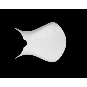 CARENADO DE FIBRA ECO - KAWASAKI ZX6 R 2007-08 - BLANCO