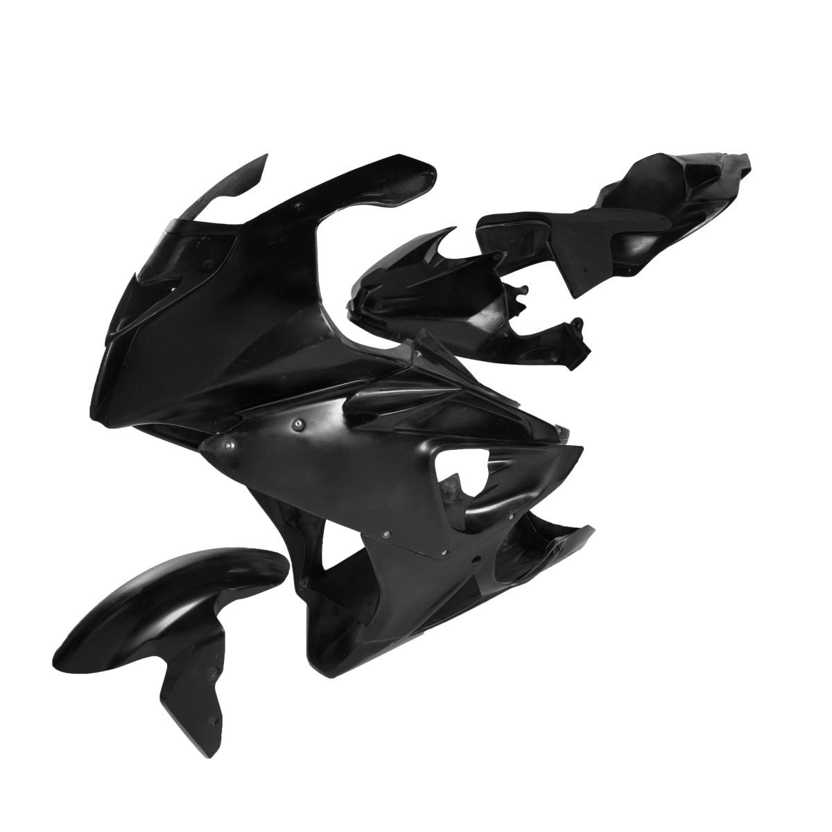 CARENADO DE FIBRA OFICIAL COMPETICIÓN - BMW S1000RR 2009-11 - NEGRO