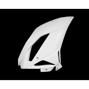 CARENADO DE FIBRA ECO - KAWASAKI ZX6 2009-2017 - BLANCO